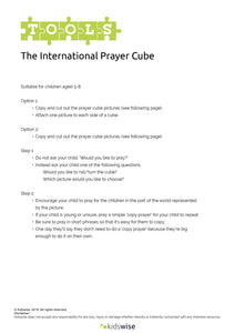 Tools: The International Prayer Cube