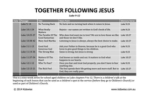 Together Following Jesus - 9 Lessons