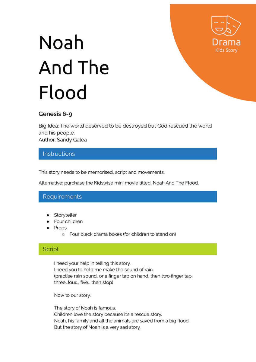 Noah And The Flood Kidswise