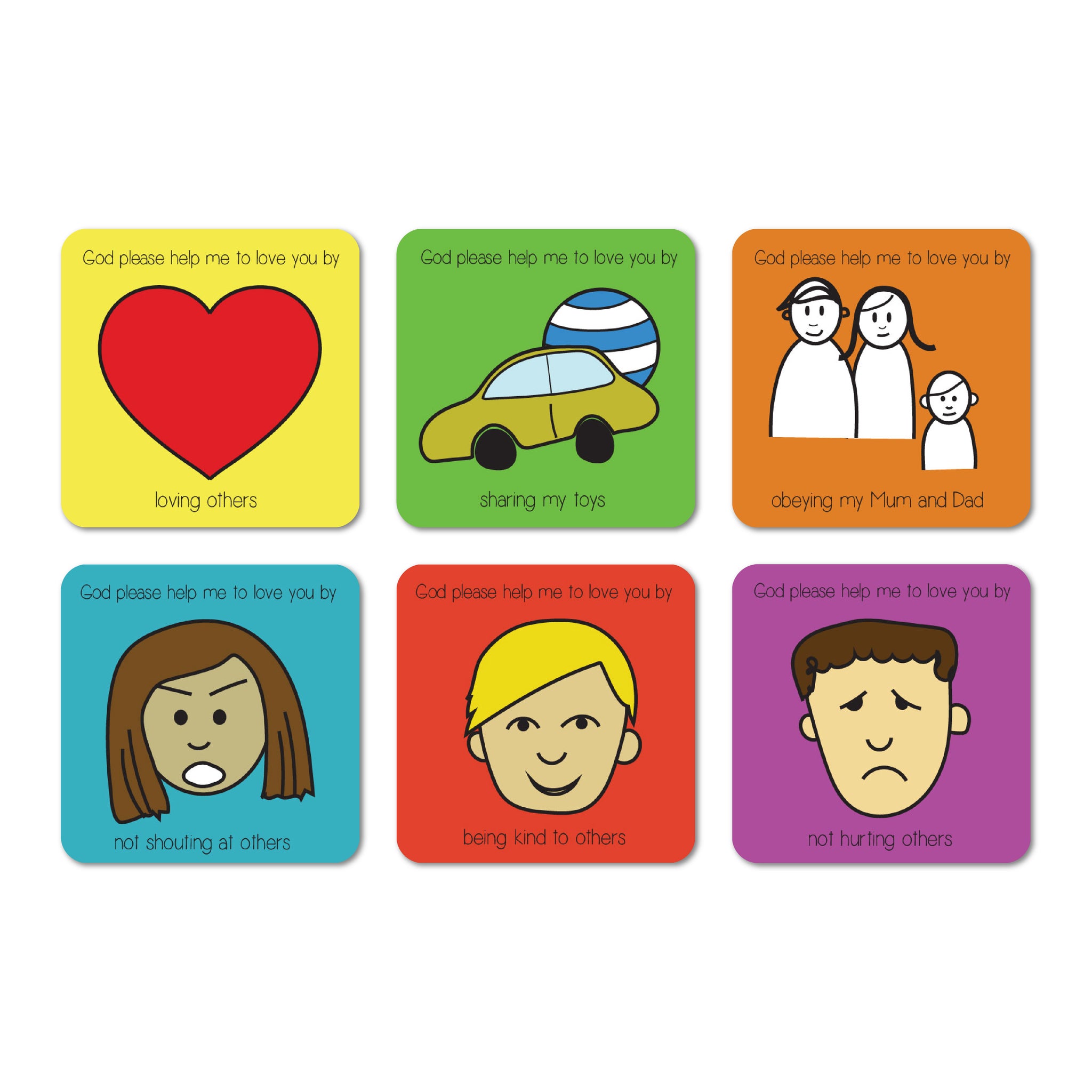 Prayer Cards Kidswise