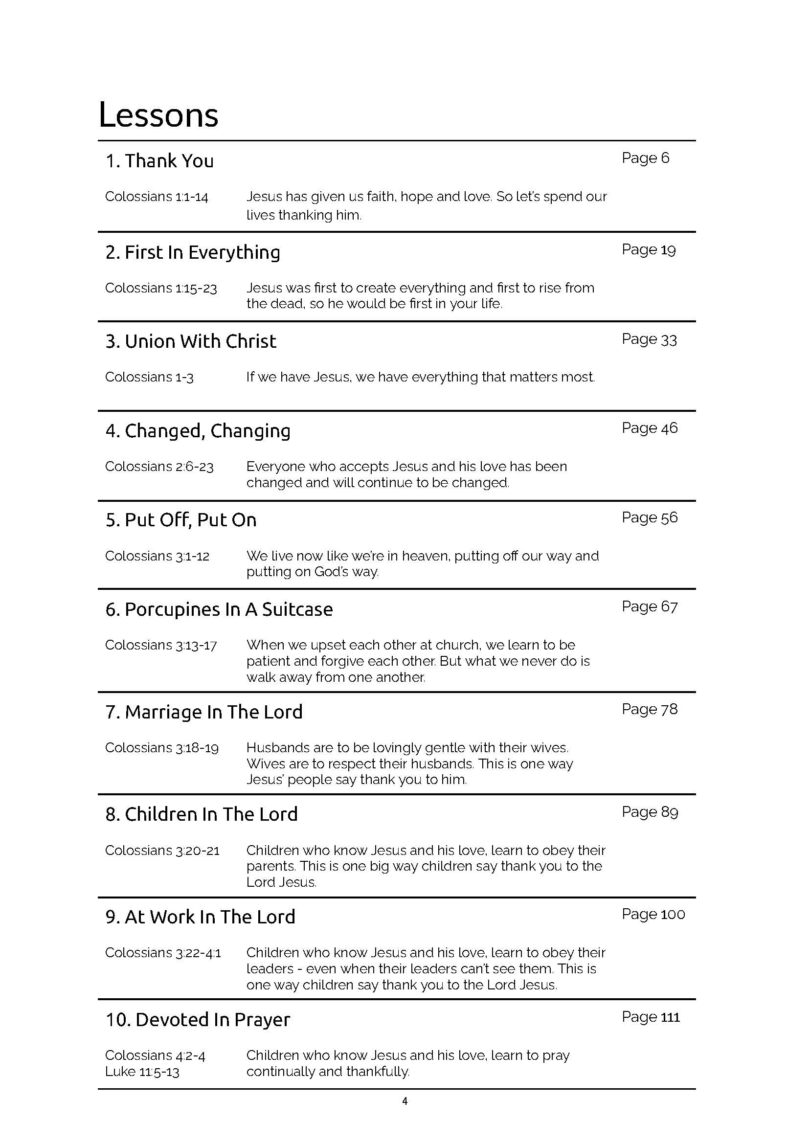 Grounded In Christ - 10 Lessons