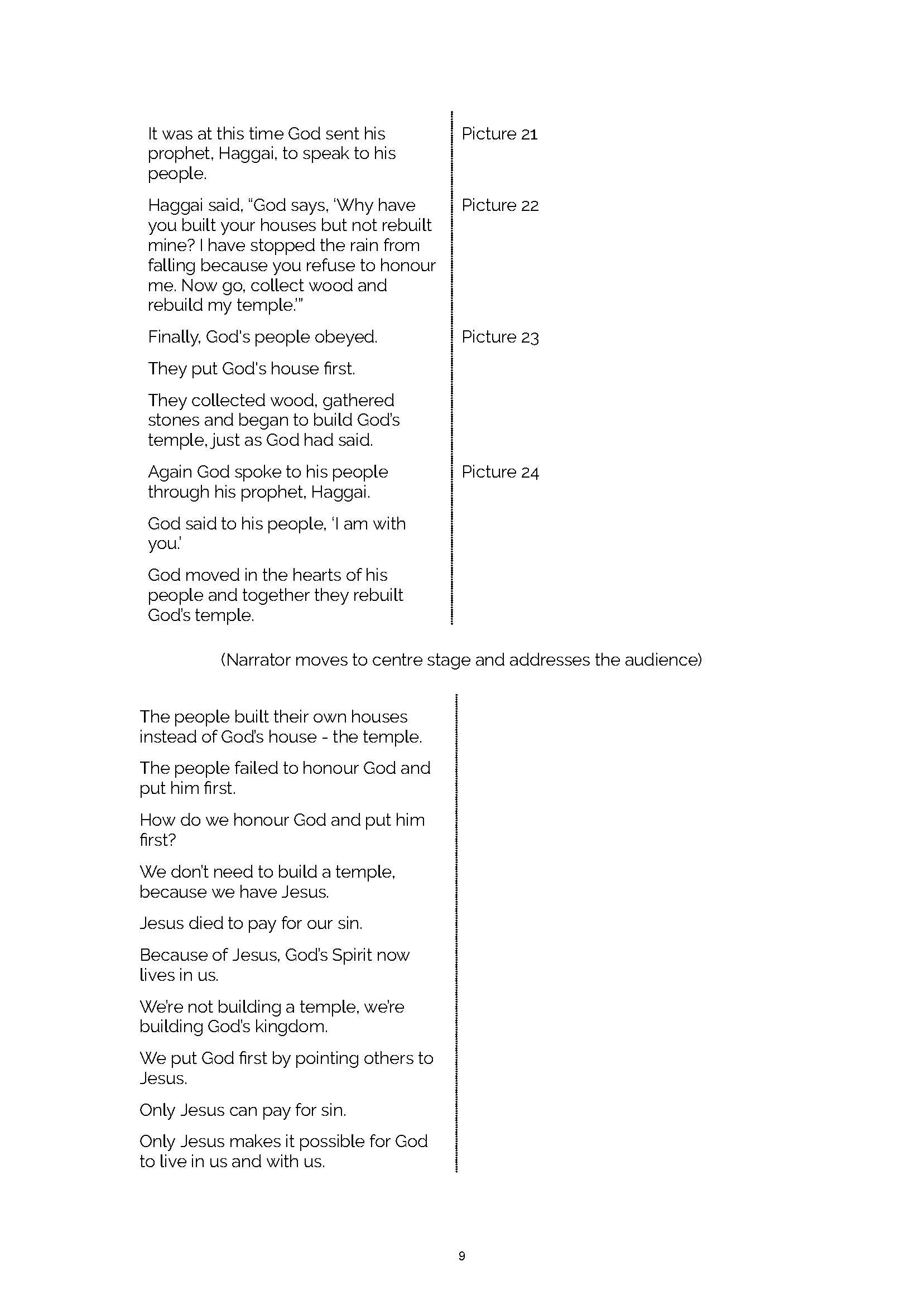 First Things First - 2 Lessons