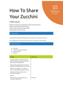 How To Share Your Zucchini