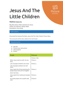 Jesus And The Little Children