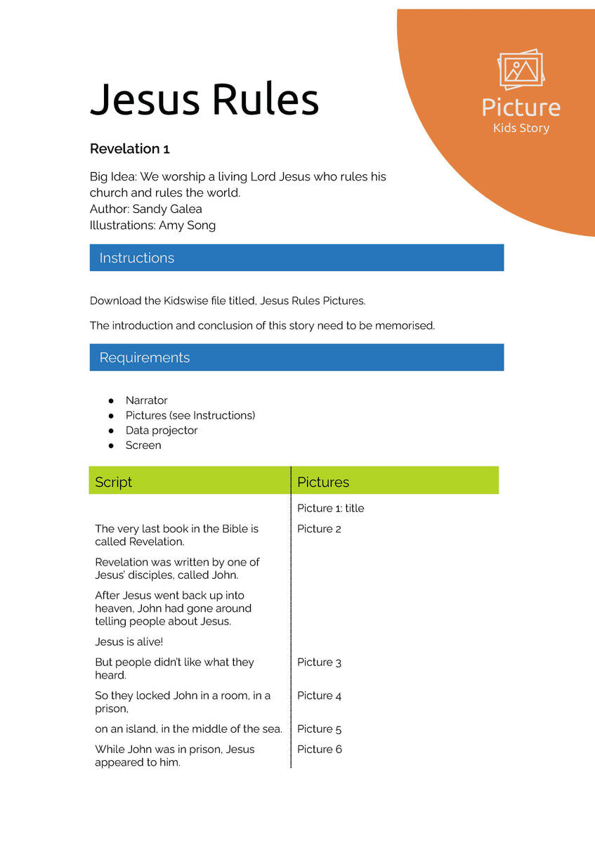 Jesus Rules – Kidswise