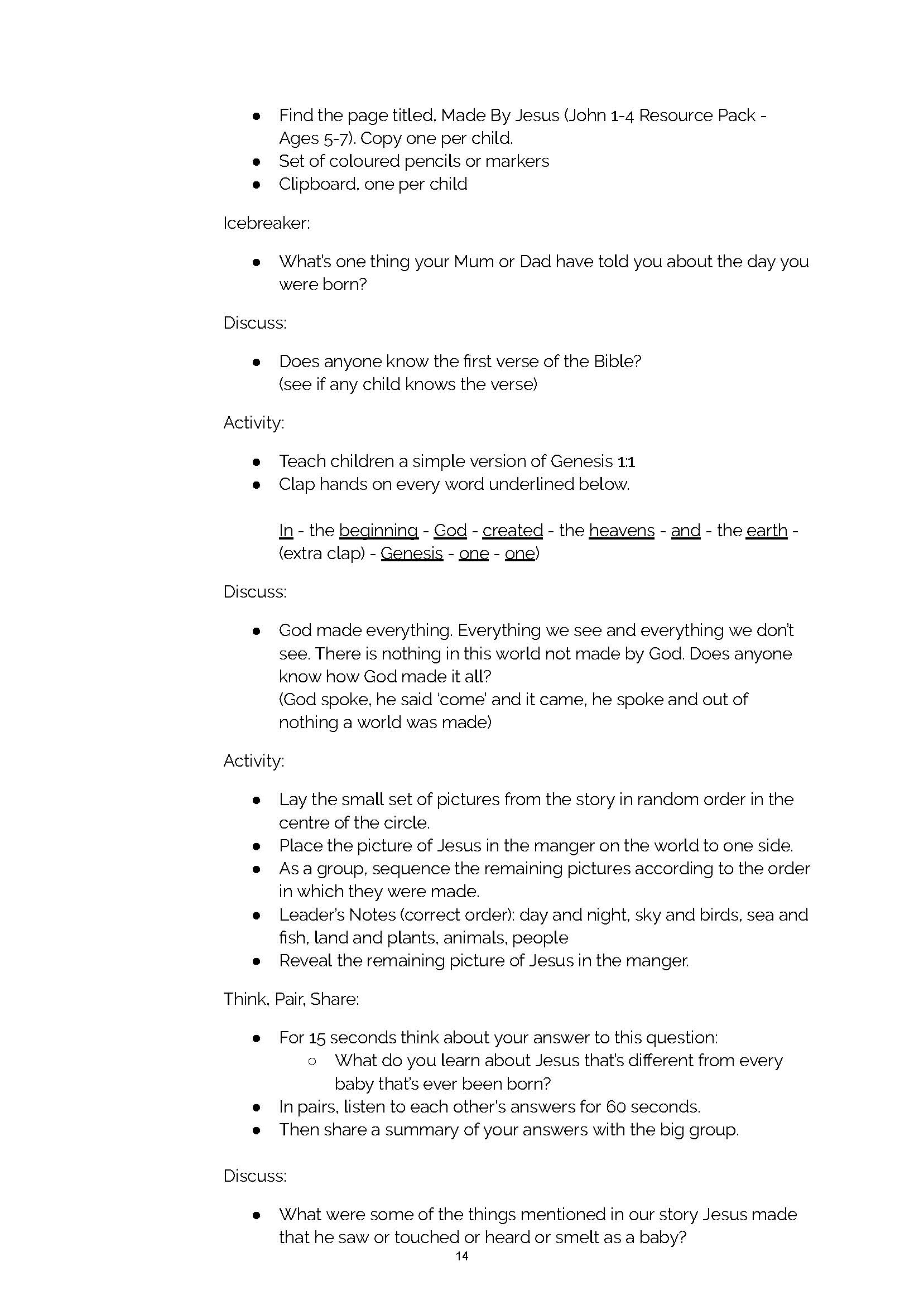 Making The Father Known - 9 Lessons