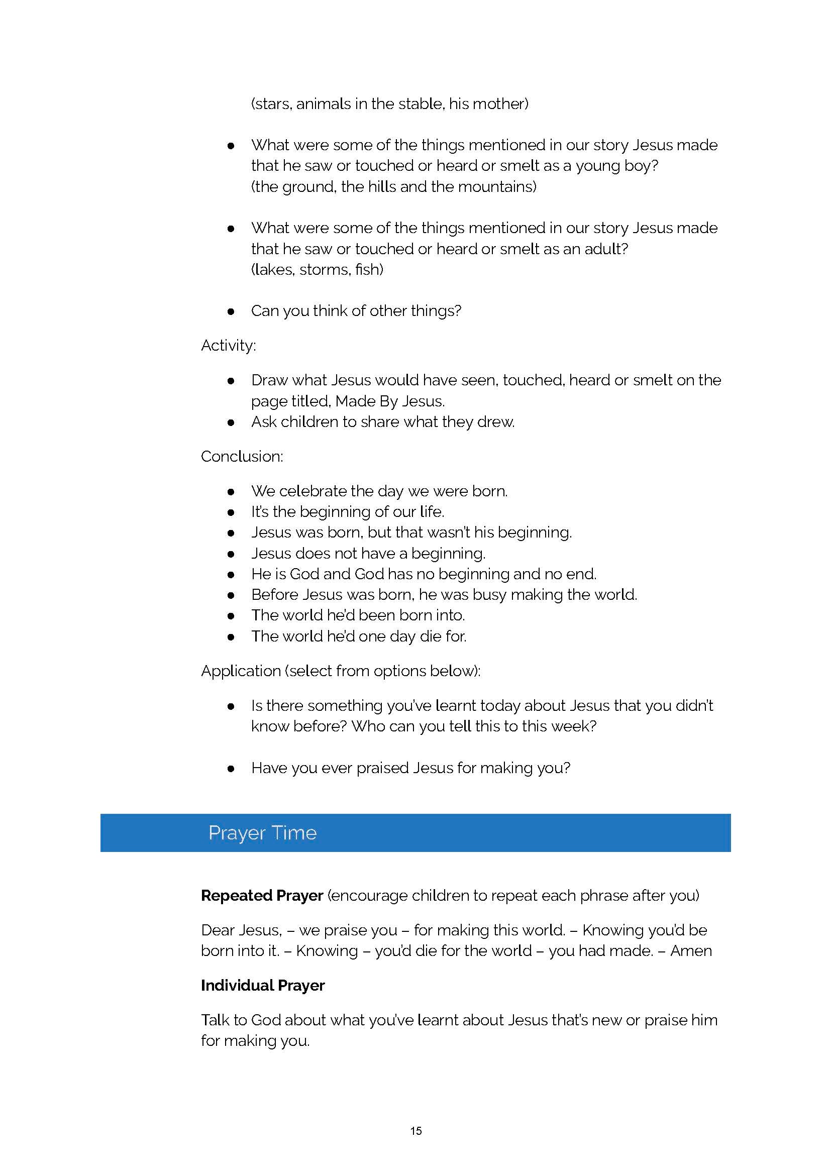 Making The Father Known - 9 Lessons