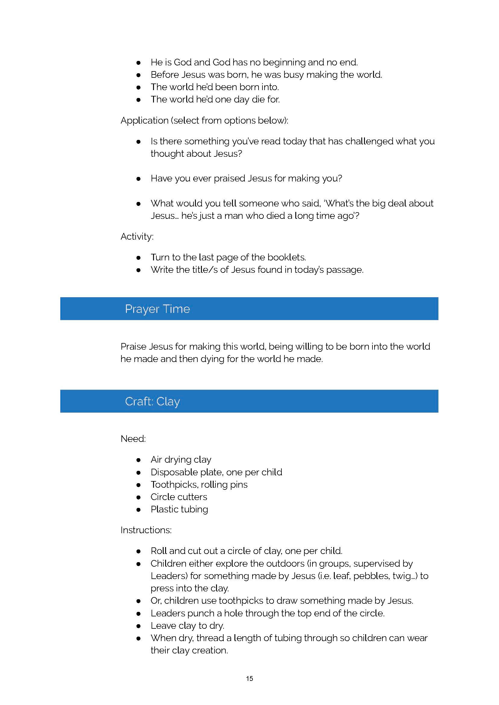 Making The Father Known - 9 Lessons