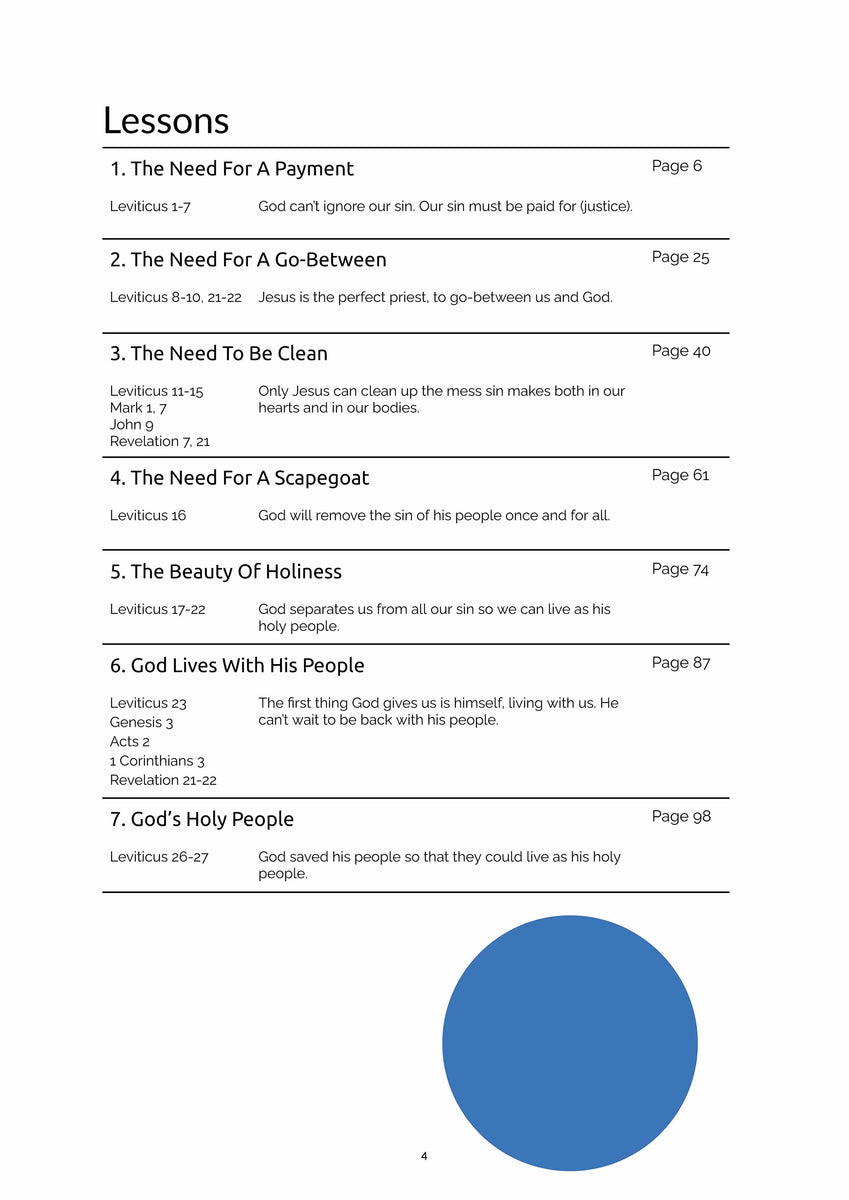The Beauty of Holiness - 7 Lessons – Kidswise