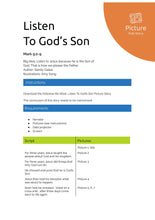 Load image into Gallery viewer, Listen To God's Son