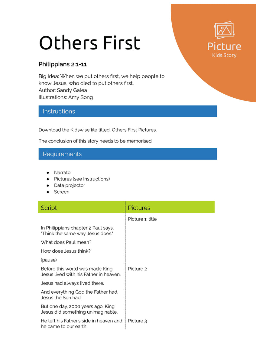 Others First – Kidswise