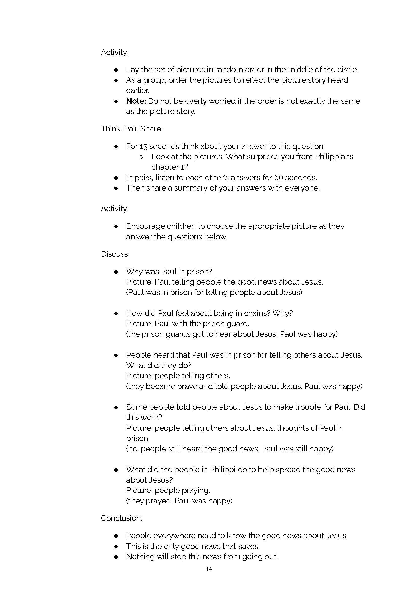 Gospel Partnership - 6 Lessons