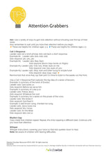 Load image into Gallery viewer, Tips: Attention Grabbers