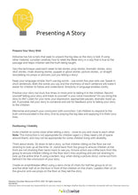 Load image into Gallery viewer, Tips: Presenting A Story