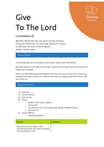 Give To The Lord