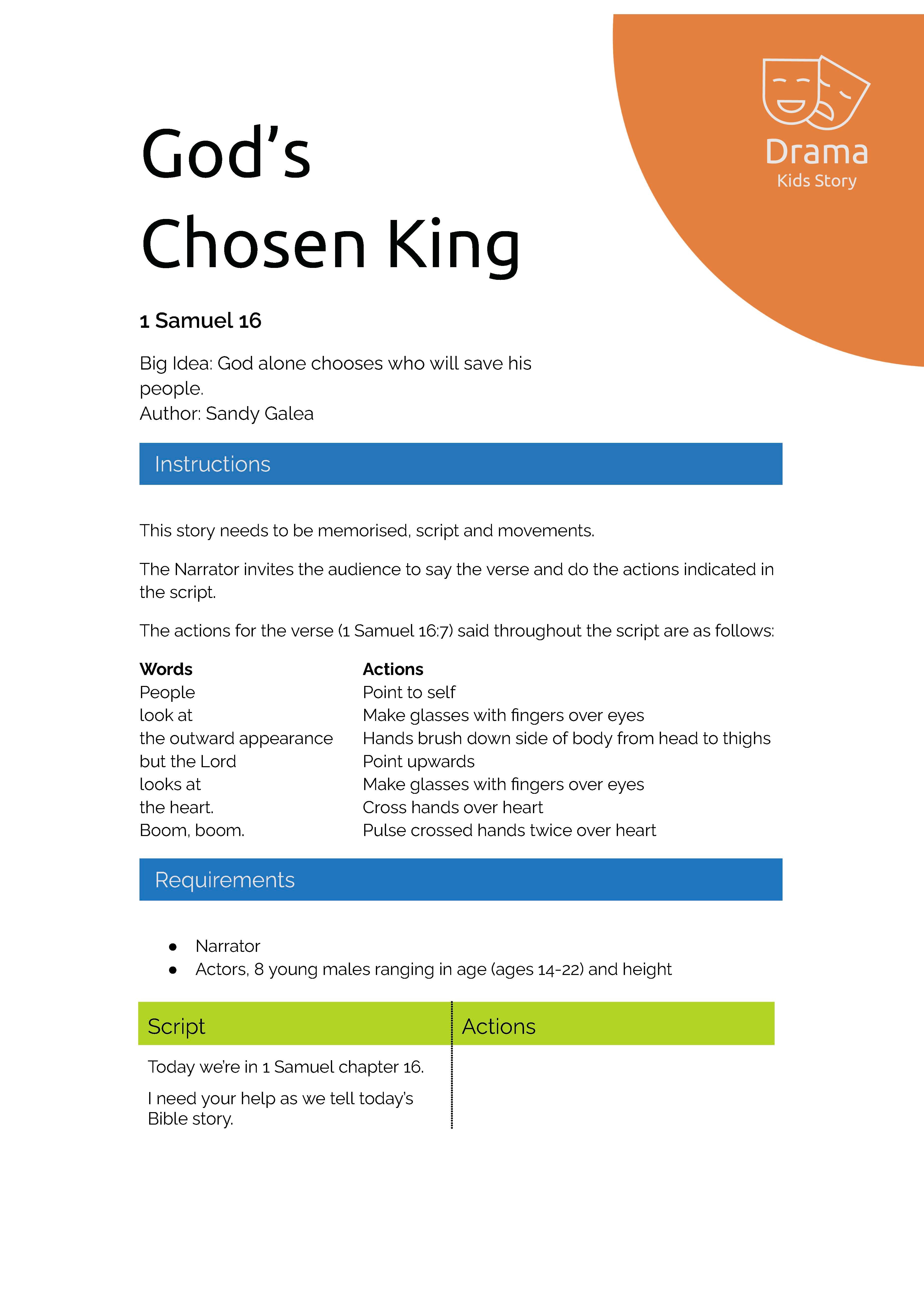 God's Chosen King