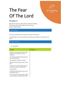 The Fear Of The Lord