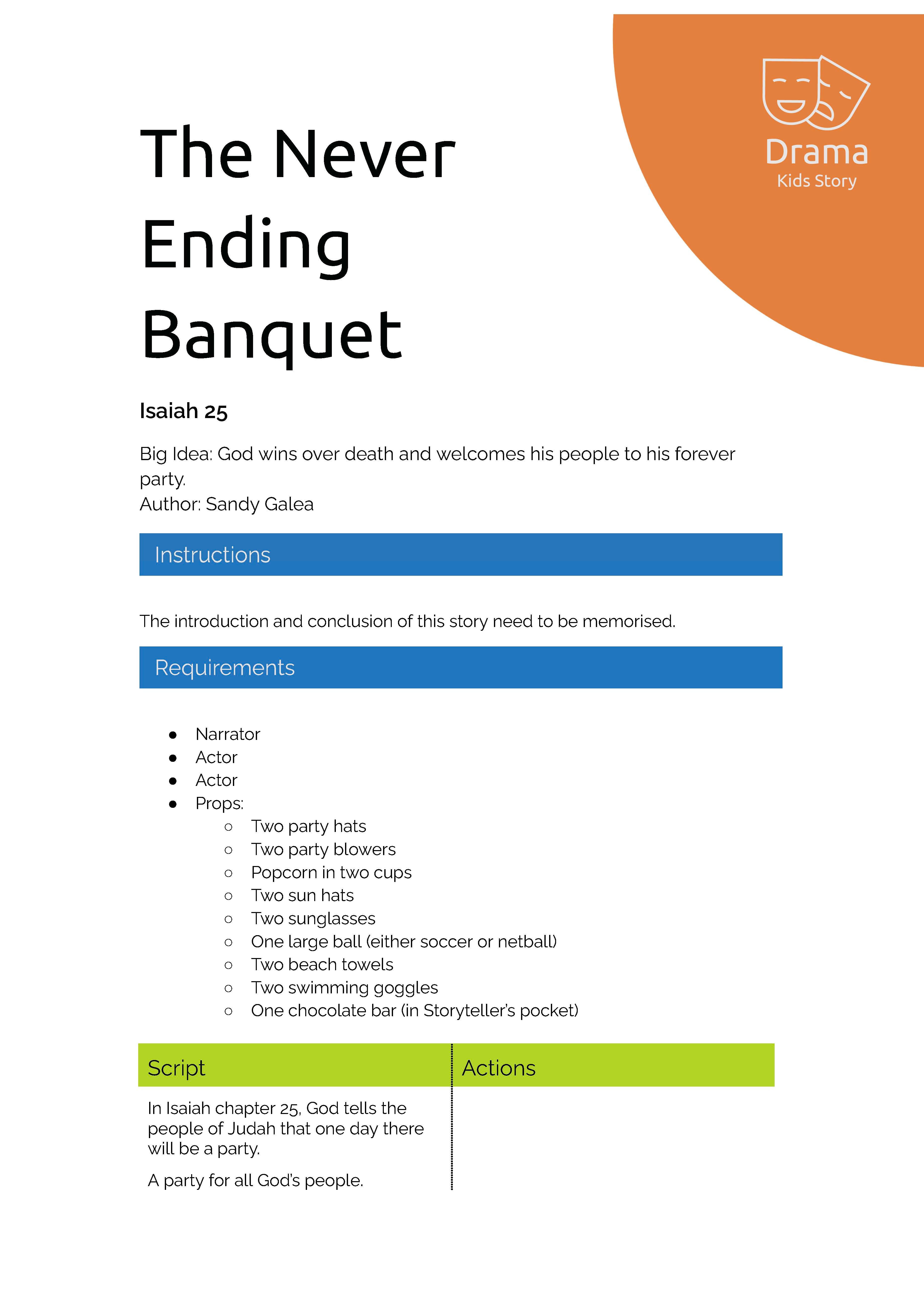 The Never Ending Banquet