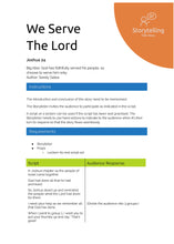 Load image into Gallery viewer, We Serve The Lord