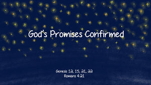 God's Promises Confirmed