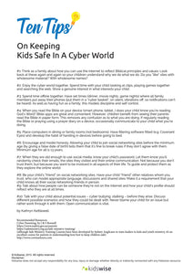Ten Tips On Keeping Kids Safe In A Cyber World