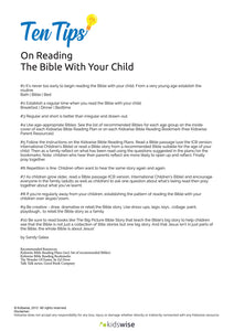 Ten Tips On Reading The Bible With Your Child
