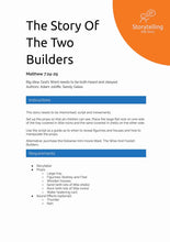 Load image into Gallery viewer, The Story Of The Two Builders