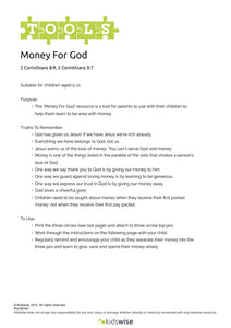 Tools: Money For God