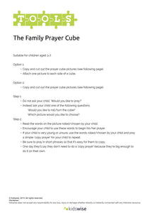 Tools: The Family Prayer Cube