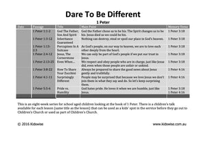 Dare To Be Different - 8 Lessons