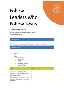 Follow Leaders Who Follow Jesus