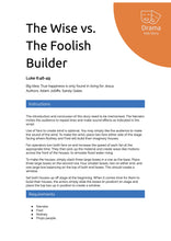 Load image into Gallery viewer, The Wise vs. The Foolish Builder