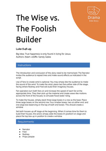 The Wise vs. The Foolish Builder