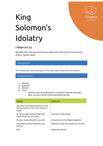 King Solomon’s Idolatry