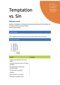 Temptation vs. Sin